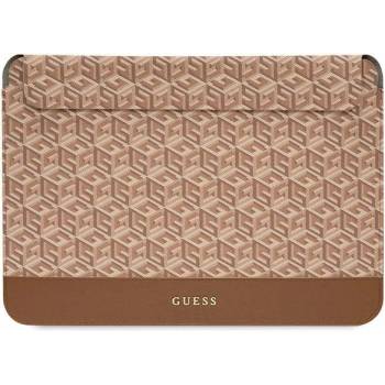 GUESS Guess GCube Stripes калъф за лаптоп, 14", кафяв