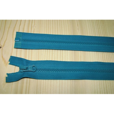 Zips kostenný tyrkysová tmavá 5mm deliteľný 50cm