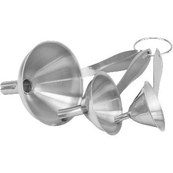 Image 1 of Horecano Иноксови фунии 3 бр. -Ø7.3/5.5/4.5сm (HC-981912) (231971) (01981912)