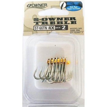 Owner Trojháček Stinger Treble ST66 vel.2 7 ks