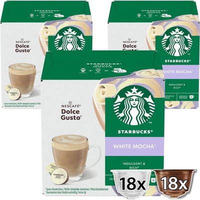 Starbucks White Mocha by NESCAFE DOLCE GUSTO 12 kapslí