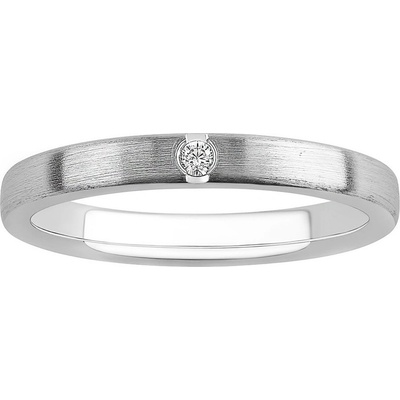 SILVEGO Snubní stříbrný prsten Gloster s Brilliance Zirconia SHG201RW