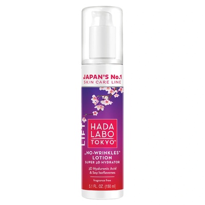 Hada Labo Tokyo Hada Labo Tokyo, No-Wrinkles, Hyaluronic Acid, Anti-Wrinkle & Moisturizing, Day, Lotion, Face, 150 ml