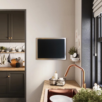 Toptabule.sk MTDRCPRCH Čierna tabuľa na magnetky v chromovom ráme 150 x 100 cm