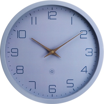 NeXtime Стенен часовник Eco син (7373BL)