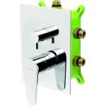 FERRO Titania Fresh - Скрит кран за 3 уреда с корпус, хром BOX96051RX, 0 (BOX96051RX,0)