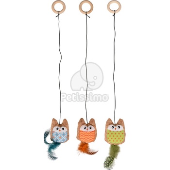 Image 1 of Flamingo играчка за котки - бухал на въже 1 бр