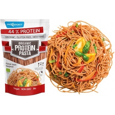 MaxSport Organic Protein Pasta Špagety z Adzuki fazule 200 g