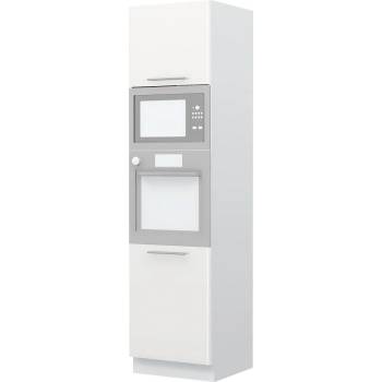 Висок шкаф за вграждане на фурна и микровълнова Modern K23-60-RM/3