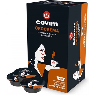 Covim Orocrema 48 бр Кафе на капсули съвместими с Modo Mio