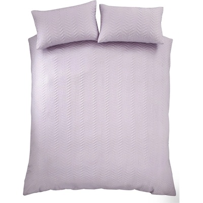 Catherine Lansfield Единично спално бельо в цвят лавандула 135x200 cm Heatset Wave - Catherine Lansfield (BD/59773/W/SQS/LI)
