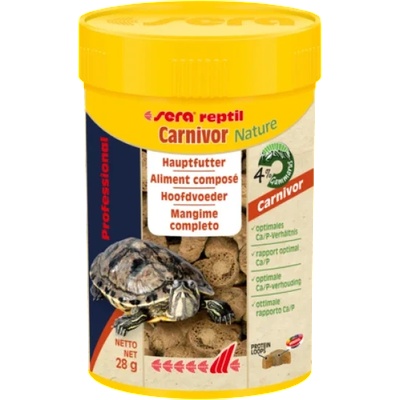 sera Reptil Professional Carnivor Nature - двукомпонентна храна за месоядни влечуги