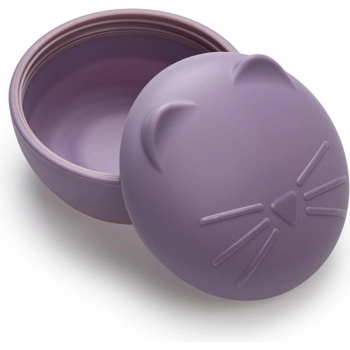 Melii Silicone Bowl with Lid кутия за закуска Cat 350ml