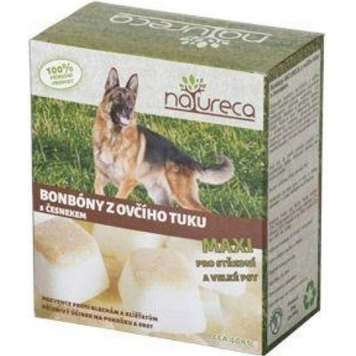 NATURECA Cukríky z jahňacieho tuku s cesnakom Maxi 250 g