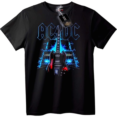 NOONEBRAND Тениска AC/DC Електрическа китара - XL, White