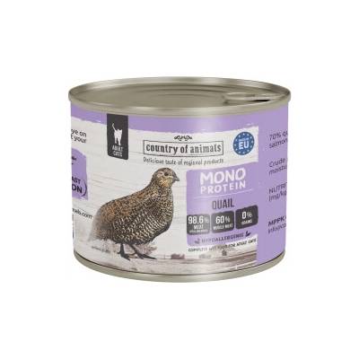 Country of Animals Cat Monoprotein Quail 200 g