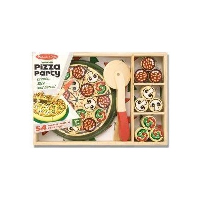 Melissa & Doug Дървена пица Melissa and Doug, 000772101677