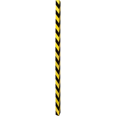 DP 30811 Výstražný rohový profil - 5x5x100 cm Čierna-Žltá