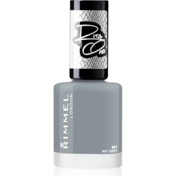 Rimmel 60 Seconds By Rita Ora бързозасъхващ лак за нокти цвят 807 My Grey 8ml