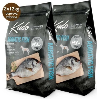 Kudo Dog LG Senior & Light All Size Adriatic Fish 12 kg