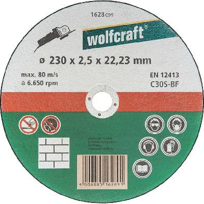 Wolfcraft Řezací kotouč 230 mm 1628099