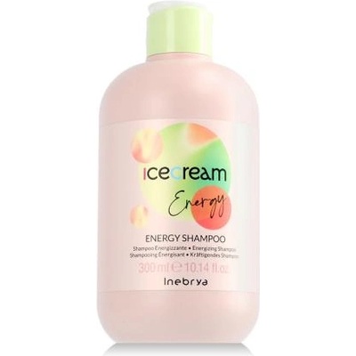 Inebrya Ice Cream Energy Shampoo 300 ml енергизиращ шампоан за слаба и тънка коса унисекс