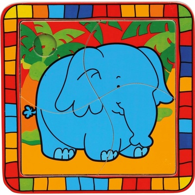 Bino 88003 Puzzle Sloník
