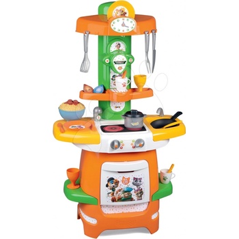 Smoby Kuchynka 44 Cats Cooky s otvárateľnými krídielkami a 24 doplnkami