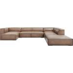 Windsor & Co Ъглов диван от светлокафява кожа (десен ъгъл) Madame - Windsor & Co Sofas (WIN_UR_71_F1_MADAME3)