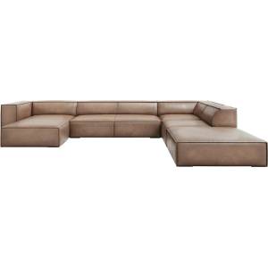 Windsor & Co Ъглов диван от светлокафява кожа (десен ъгъл) Madame - Windsor & Co Sofas (WIN_UR_71_F1_MADAME3)