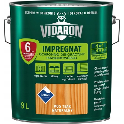 Vidaron impregnační nátěr V05 Teak naturalny 9L