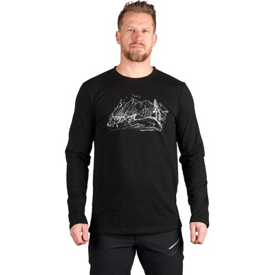 Northfinder pánske z organickej bavlny Ember black