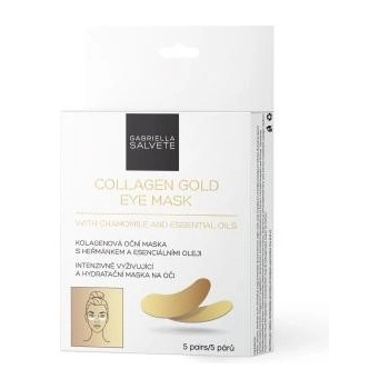 Gabriella Salvete Collagen Gold hydratačné očné vankúšiky 5 ks