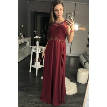 YourNewStyle dlhé šaty model 105274 červený