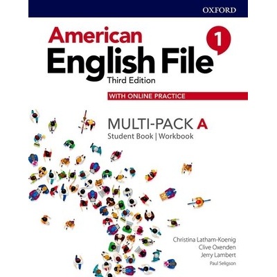 American English File: Level 1: Student Book/Workbook Multi-Pack A with Online Practice
