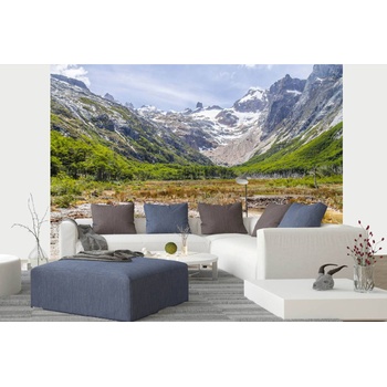 DIMEX ART s. r. o Самозалепваща се флизелинова фототапета пътека в планината 375 x 250 см