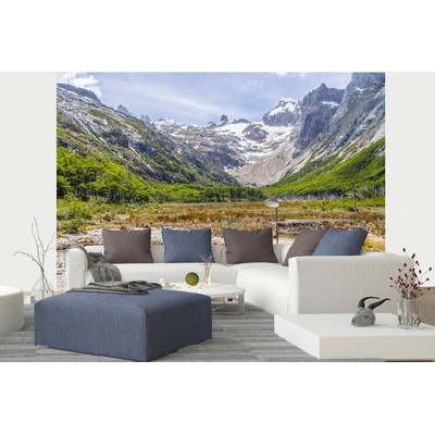 DIMEX ART Самозалепваща се флизелинова фототапета пътека в планината 375 x 250 см