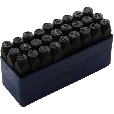 Razidlá ručné 10 mm, písmená 126A-10