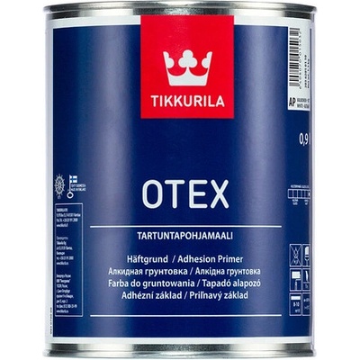 DOPRODEJ - Tikkurila OTEX ADHESION PRIMER 2,7L -Rychloschnoucí základ pro nábytek, dveře odtieň TVT: M316 (Tomaatti)