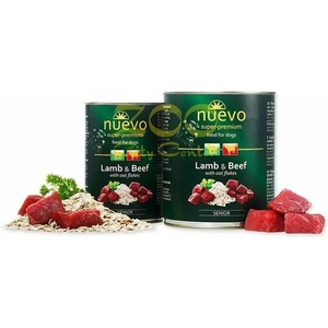 nuevo Senior Lamb with Beef консерва за възрастни кучета с агнешко и говеждо 400gr