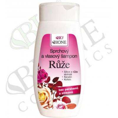 BC Bione 2v1 vlasový a telový šampón Ruže 260 ml