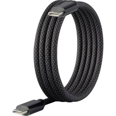 Renkforce RF-643 USB 2.0 USB-C ® zástrčka USB-C ® zástrčka 1m černý