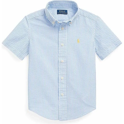 Ralph Lauren Детска памучна риза Polo Ralph Lauren в тъмносиньо (322865274005)