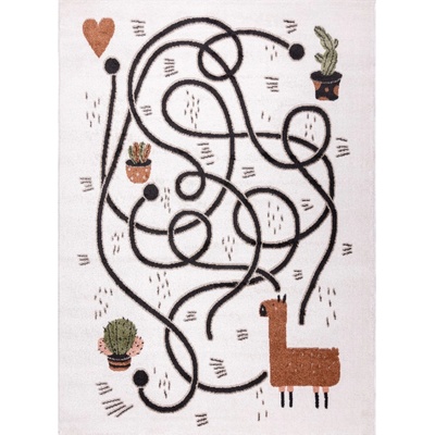 Dywany Łuszczów Fun Game llama beige Béžová