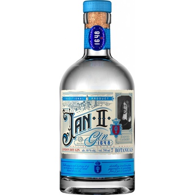 Jan II. London Dry Gin 40% 0,7 l (holá láhev)