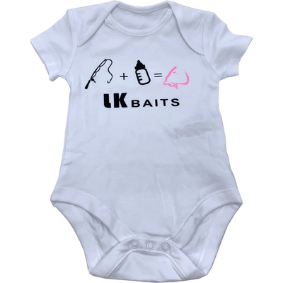LK Baits body krátky rukáv Triatlon mesiacov ružový nápis
