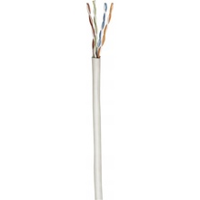 Intellinet 704663 UTP kabel, Cat6, drát, 23AWG, materiál CCA, 305m, šedý