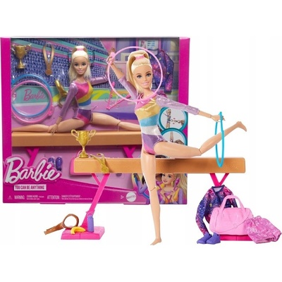 Mattel Barbie Kariéra Osvěžující gymnastická hrací sada Panenka – Zboží Dáma