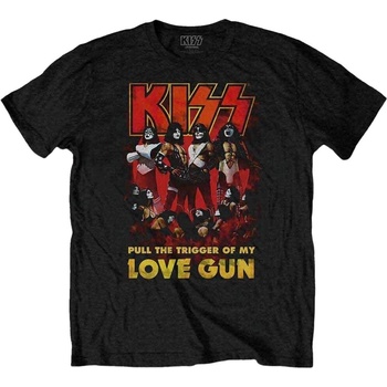 Kiss Риза Love Gun Glow Unisex Black S (KISSTS10MB01)