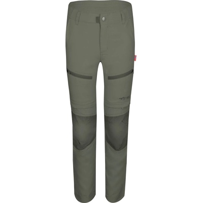 Trollkids Детски панталон със свалящи крачоли Trollkids Kid's Nordfjord Zip-Off Pants Slim Fit Walking trousers - Clay Green - размер 110 (EU) (701-1741-0413)